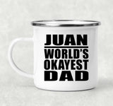 Juan World's Okayest Dad - 12oz Camping Mug