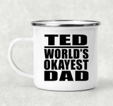 Ted World's Okayest Dad - 12oz Camping Mug