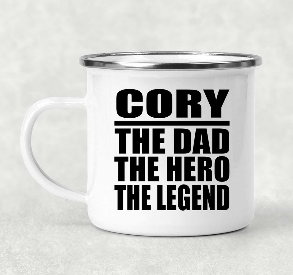 Cory The Dad The Hero The Legend - 12oz Camping Mug