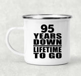 95th Anniversary 95 Years Down Lifetime To Go - 12oz Camping Mug