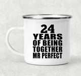 24th Anniversary 24 Years Of Being Mr Perfect - 12oz Camping Mug