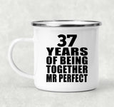37th Anniversary 37 Years Of Being Mr Perfect - 12oz Camping Mug