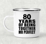 80th Anniversary 80 Years Of Being Mr Perfect - 12oz Camping Mug