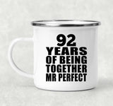 92nd Anniversary 92 Years Of Being Mr Perfect - 12oz Camping Mug