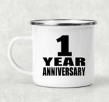 1st Anniversary 1 Year - 12oz Camping Mug