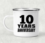 10th Anniversary 10 Years - 12oz Camping Mug