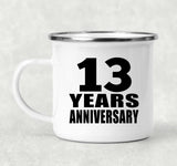 13th Anniversary 13 Years - 12oz Camping Mug