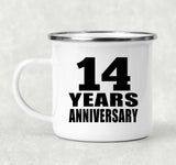 14th Anniversary 14 Years - 12oz Camping Mug