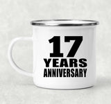 17th Anniversary 17 Years - 12oz Camping Mug