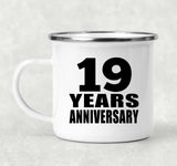 19th Anniversary 19 Years - 12oz Camping Mug