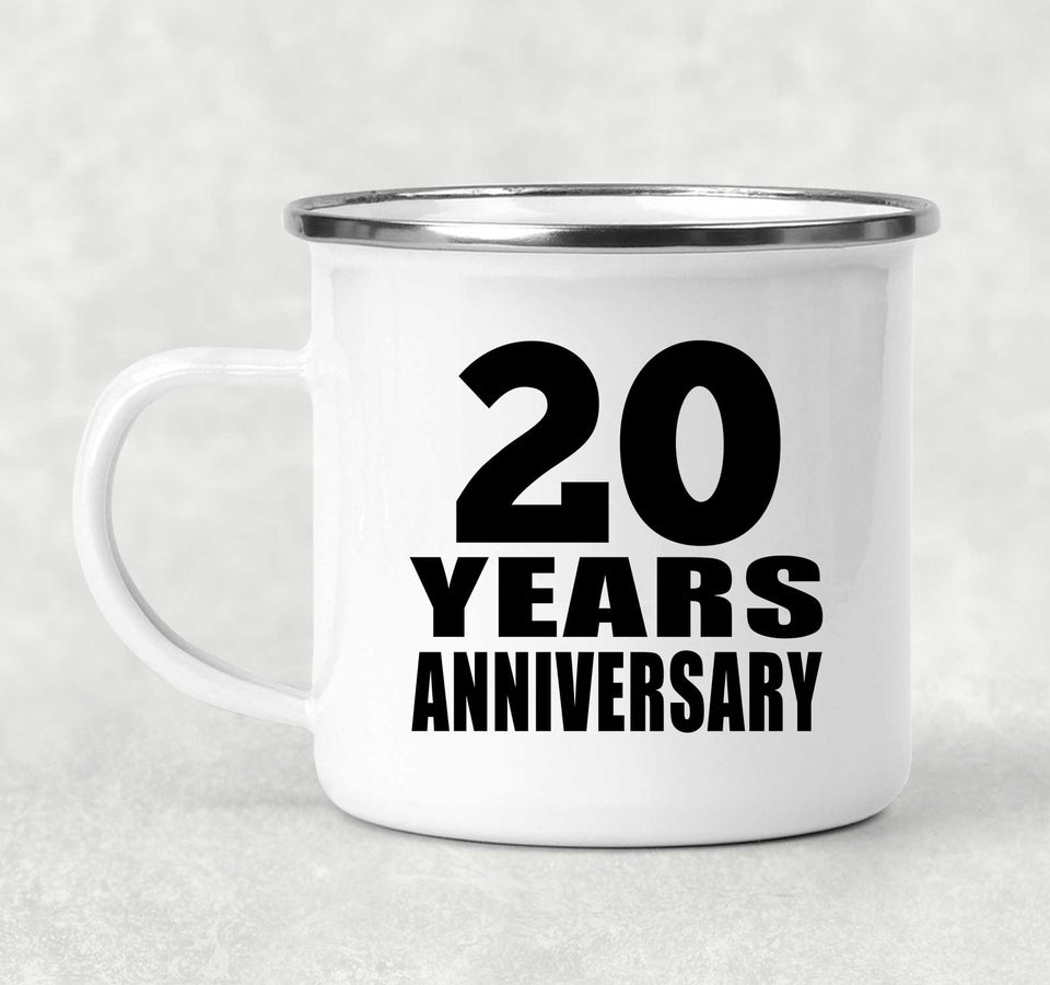 20th Anniversary 20 Years - 12oz Camping Mug