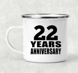 22nd Anniversary 22 Years - 12oz Camping Mug