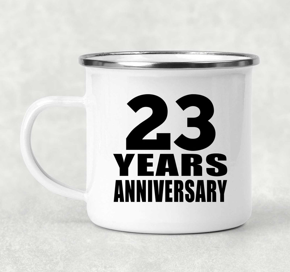 23rd Anniversary 23 Years - 12oz Camping Mug