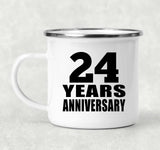24th Anniversary 24 Years - 12oz Camping Mug
