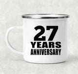 27th Anniversary 27 Years - 12oz Camping Mug