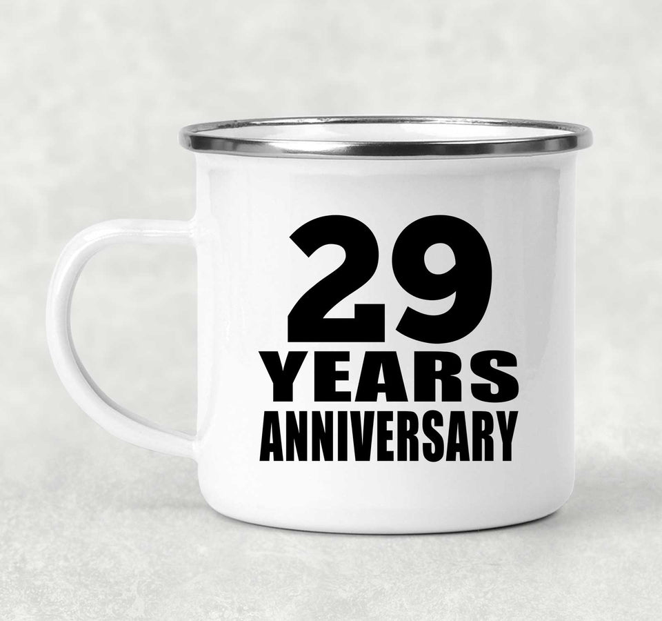 29th Anniversary 29 Years - 12oz Camping Mug