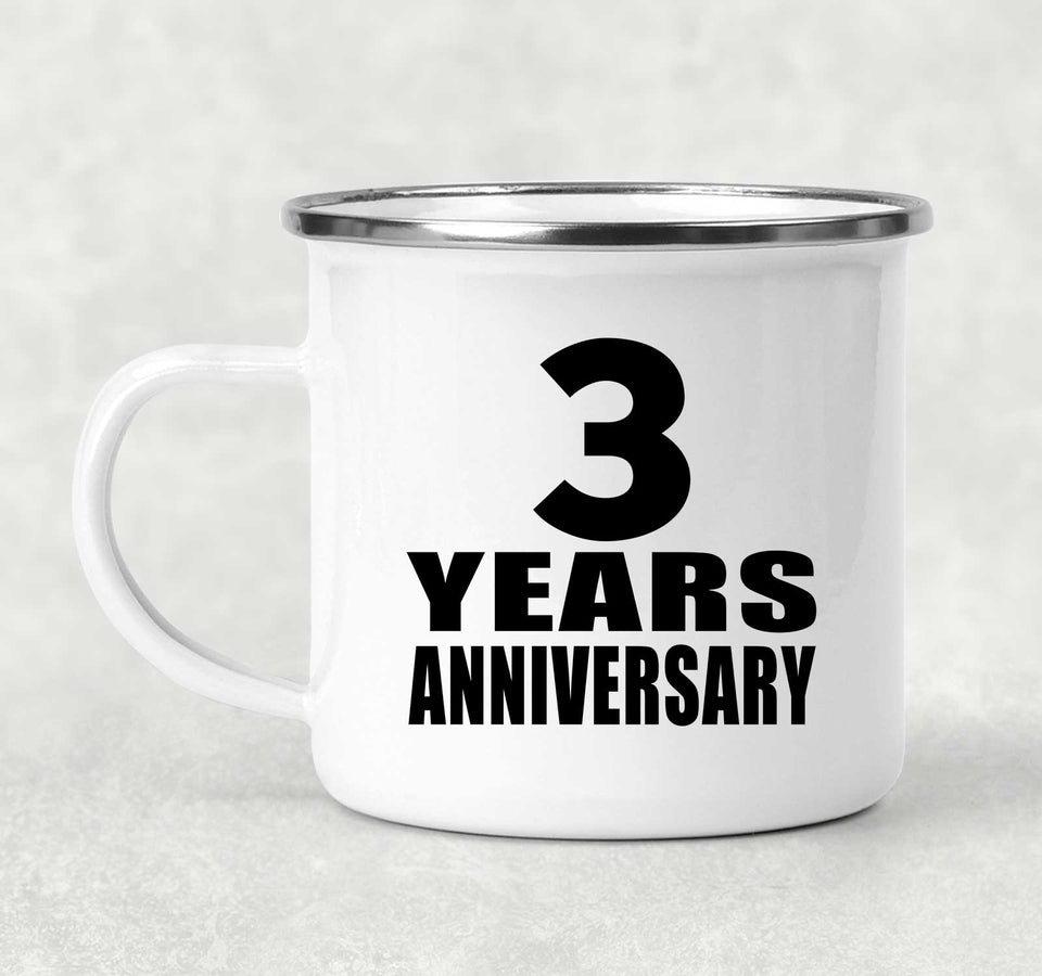 3rd Anniversary 3 Years - 12oz Camping Mug