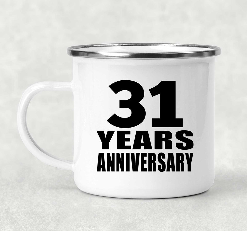 31st Anniversary 31 Years - 12oz Camping Mug