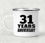 31st Anniversary 31 Years - 12oz Camping Mug