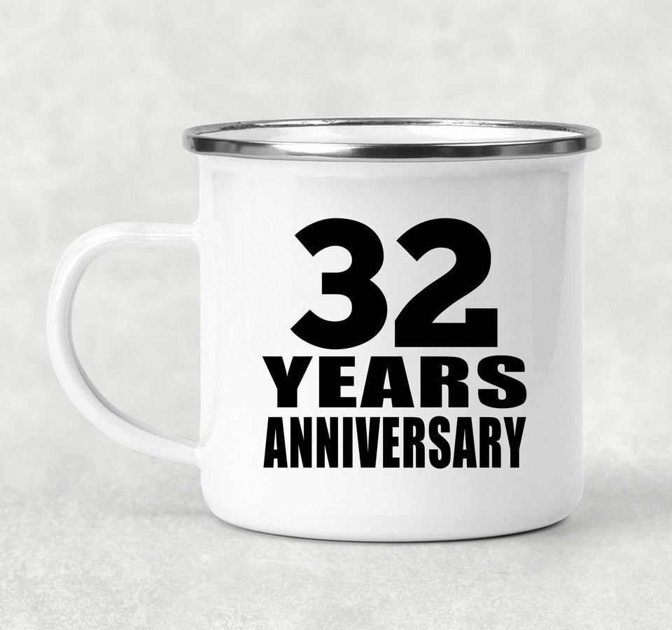 32nd Anniversary 32 Years - 12oz Camping Mug