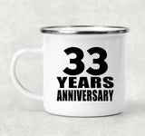 33rd Anniversary 33 Years - 12oz Camping Mug