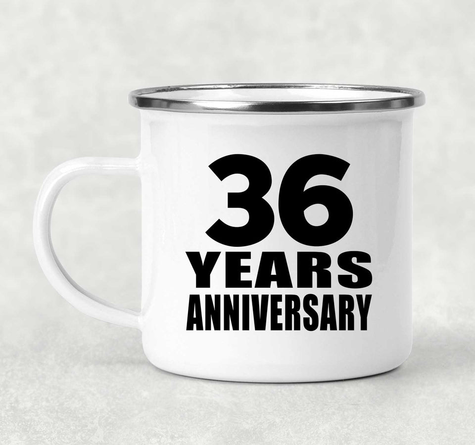 36th Anniversary 36 Years - 12oz Camping Mug