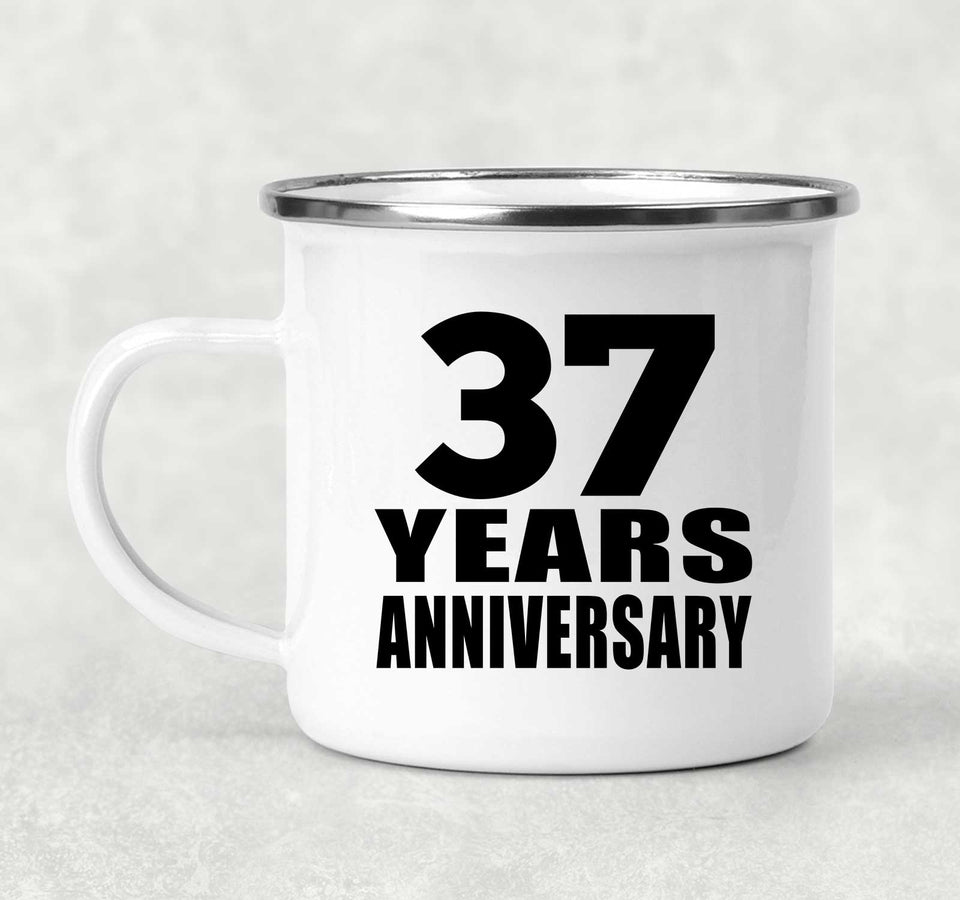 37th Anniversary 37 Years - 12oz Camping Mug