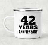 42nd Anniversary 42 Years - 12oz Camping Mug