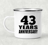 43rd Anniversary 43 Years - 12oz Camping Mug