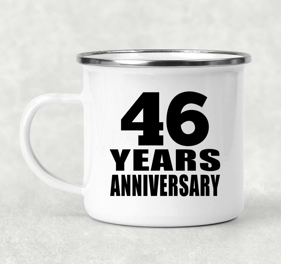 46th Anniversary 46 Years - 12oz Camping Mug