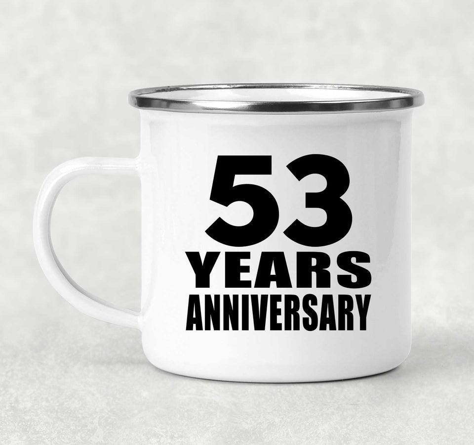 53rd Anniversary 53 Years - 12oz Camping Mug
