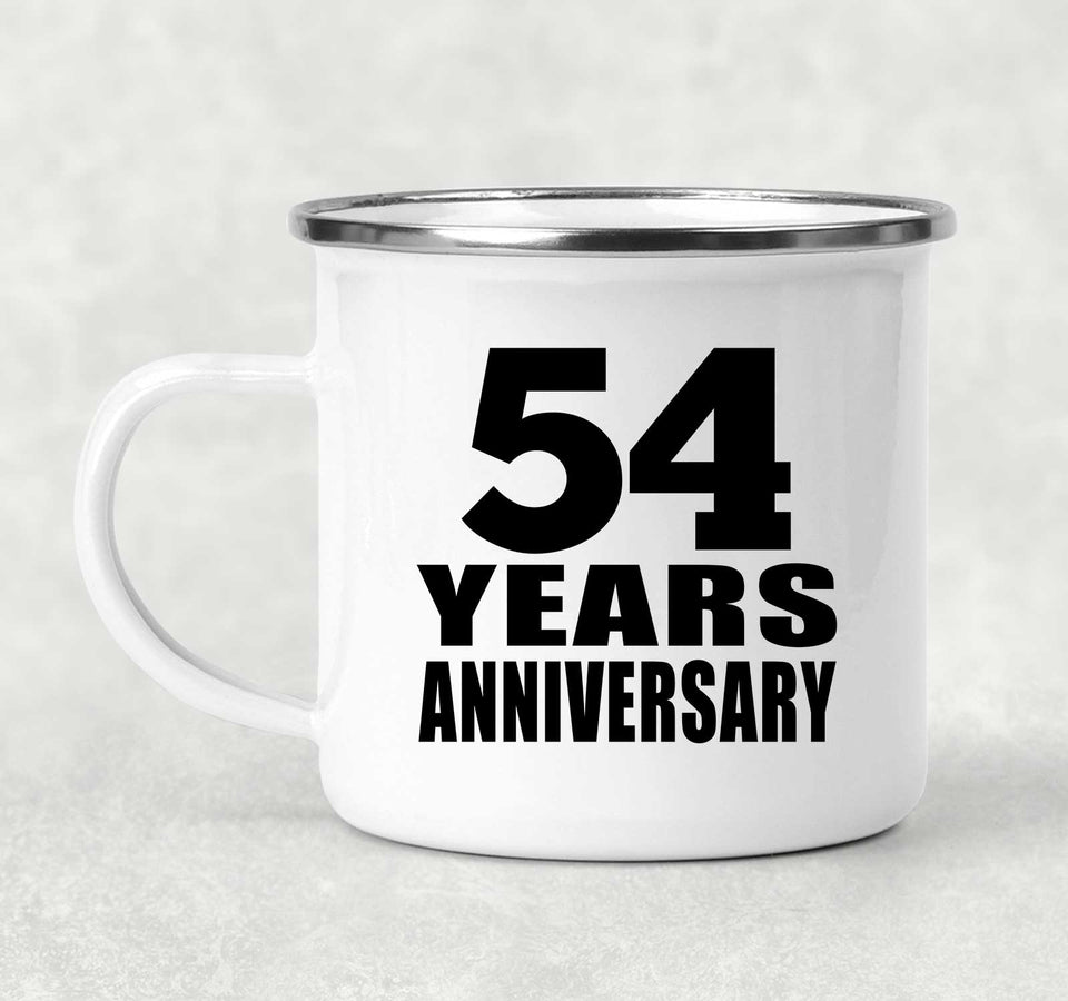 54th Anniversary 54 Years - 12oz Camping Mug