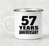 57th Anniversary 57 Years - 12oz Camping Mug
