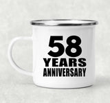 58th Anniversary 58 Years - 12oz Camping Mug