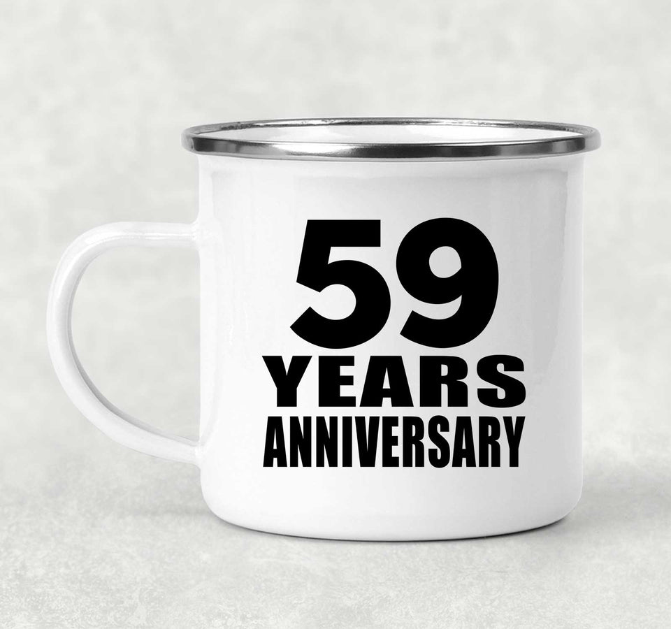 59th Anniversary 59 Years - 12oz Camping Mug
