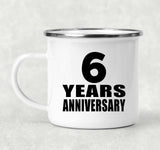 6th Anniversary 6 Years - 12oz Camping Mug