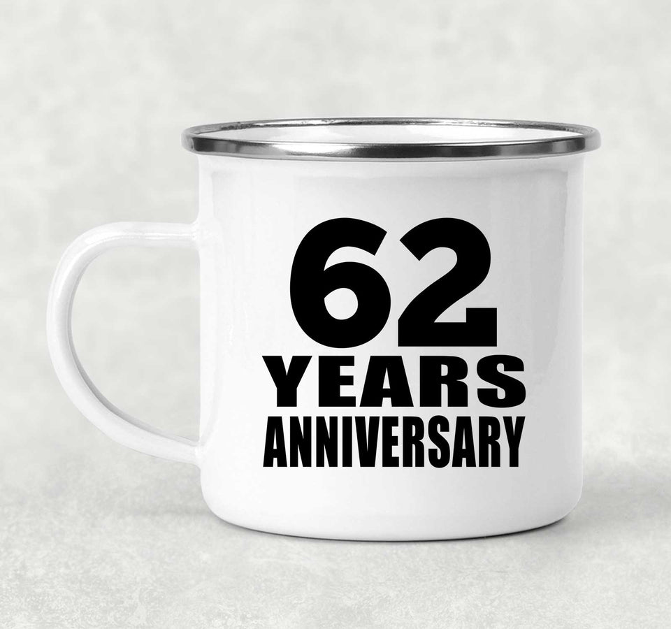 62nd Anniversary 62 Years - 12oz Camping Mug
