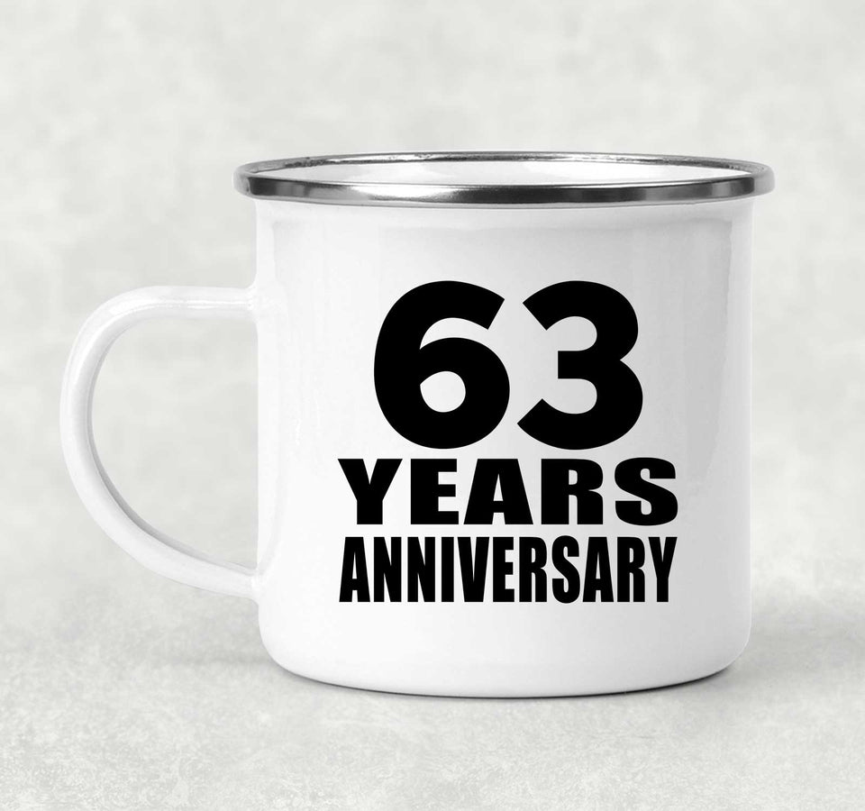 63rd Anniversary 63 Years - 12oz Camping Mug