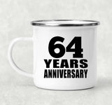 64th Anniversary 64 Years - 12oz Camping Mug