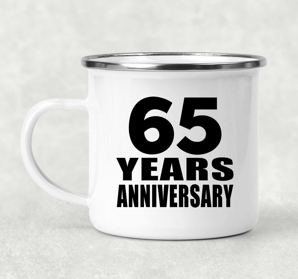 65th Anniversary 65 Years - 12oz Camping Mug
