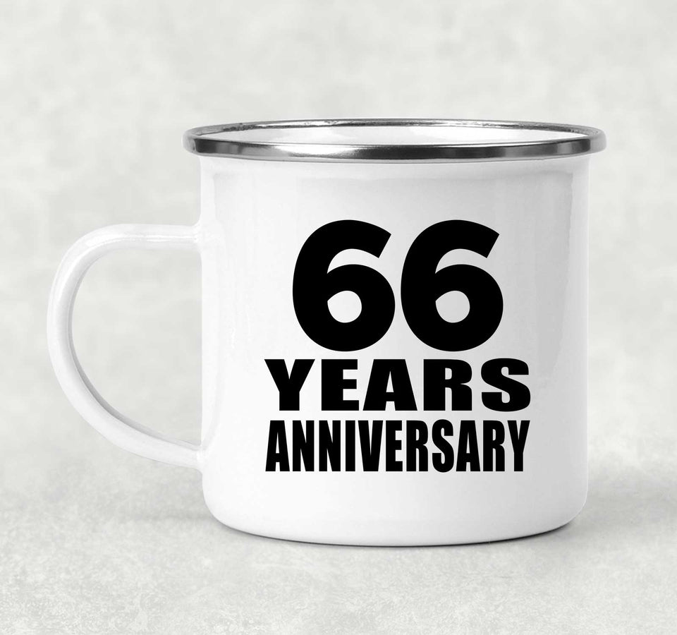 66th Anniversary 66 Years - 12oz Camping Mug