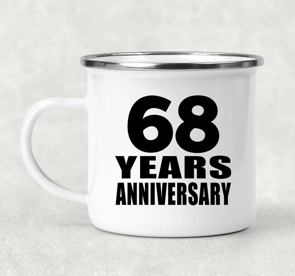 68th Anniversary 68 Years - 12oz Camping Mug