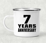 7th Anniversary 7 Years - 12oz Camping Mug
