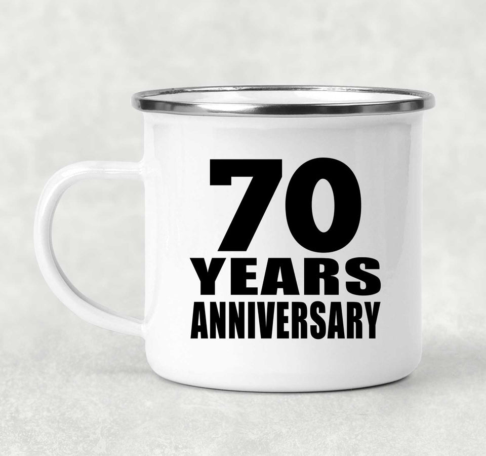 70th Anniversary 70 Years - 12oz Camping Mug