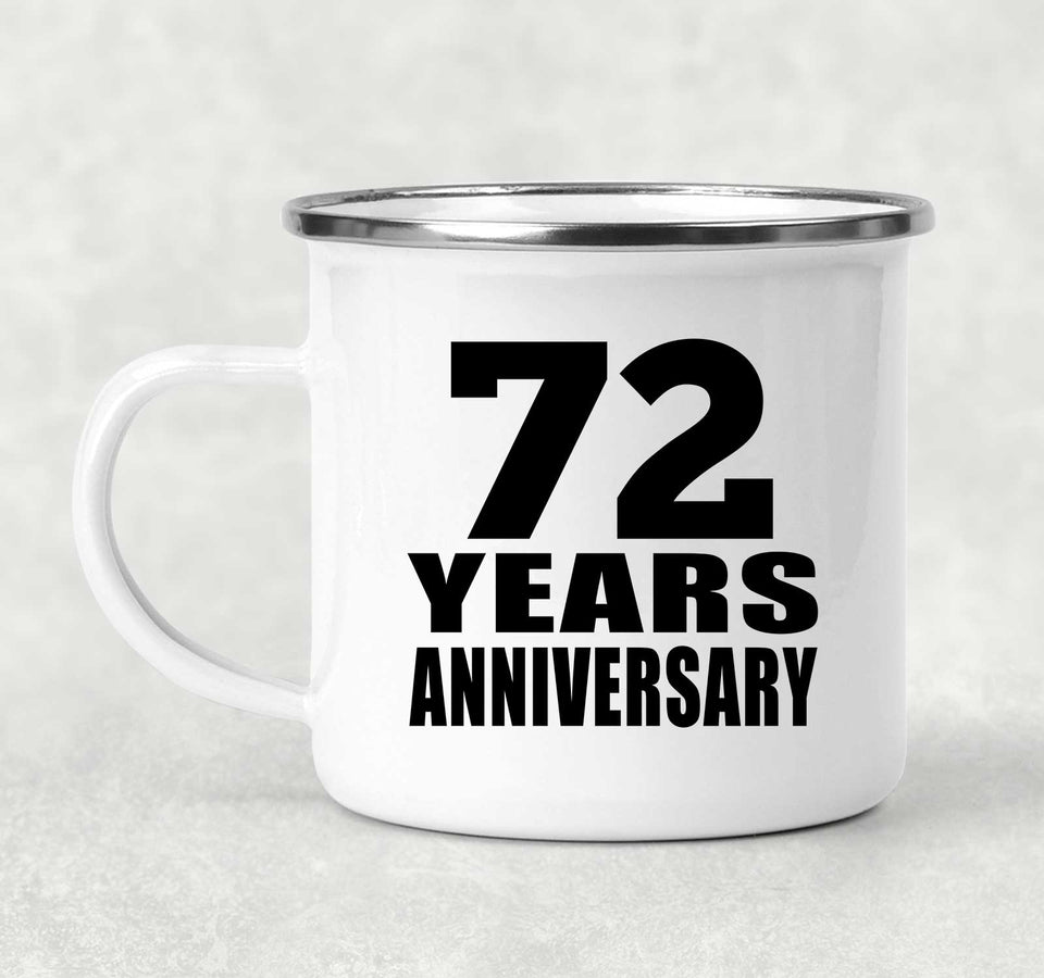 72nd Anniversary 72 Years - 12oz Camping Mug