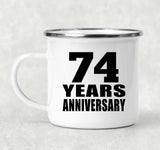 74th Anniversary 74 Years - 12oz Camping Mug
