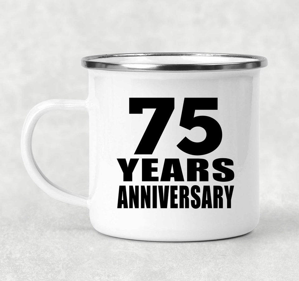 75th Anniversary 75 Years - 12oz Camping Mug
