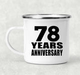 78th Anniversary 78 Years - 12oz Camping Mug