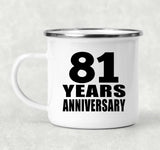 81st Anniversary 81 Years - 12oz Camping Mug