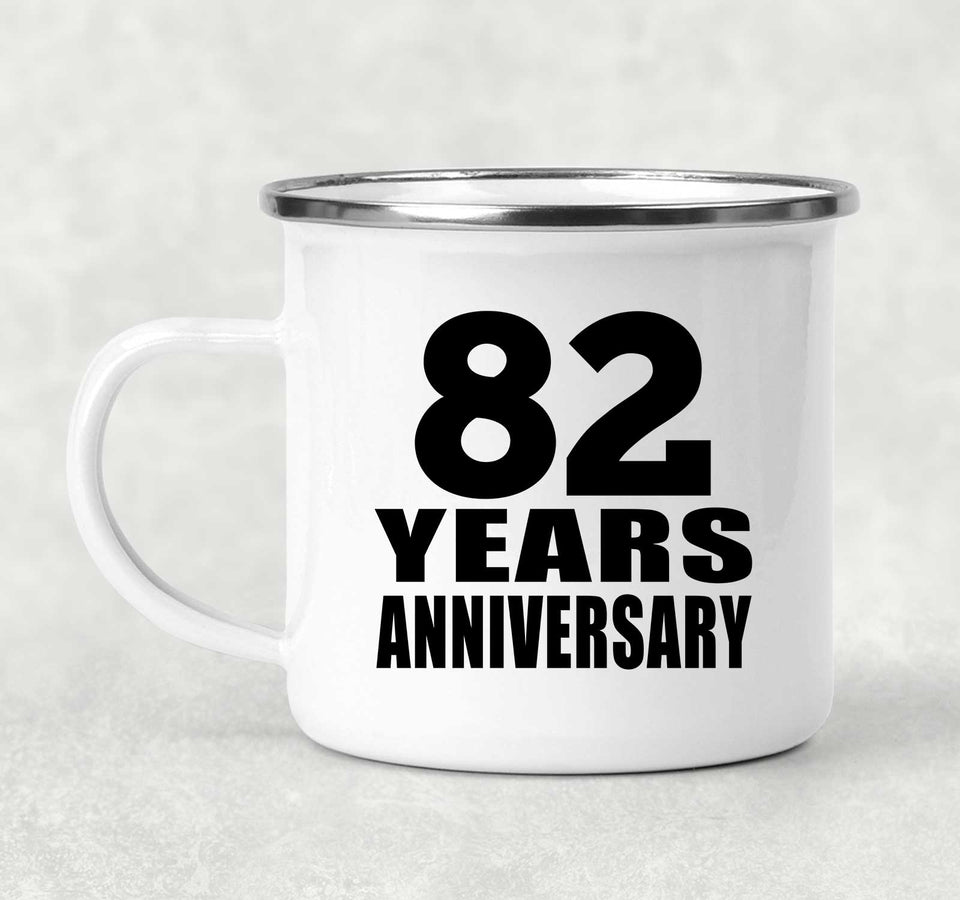 82nd Anniversary 82 Years - 12oz Camping Mug